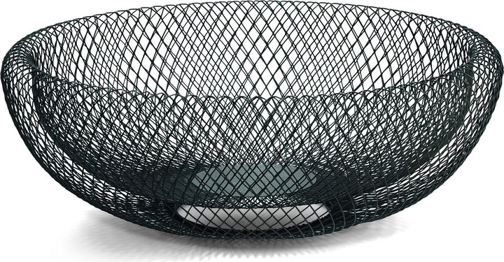 Produktbild Philippi Fruitschaal | Prachtige eyecatcher | Mesh Schaal XL | | Poedercoating staal (40 x 14 cm)
