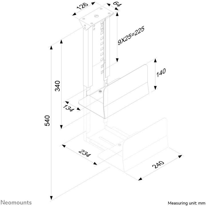 Produktbild Neomounts PC-Tischhalterung