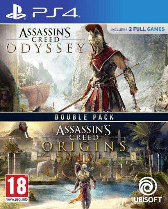 Image du produit Ubisoft Assassins Creed Odyssey + Origins Double Pack (PS4, DE)