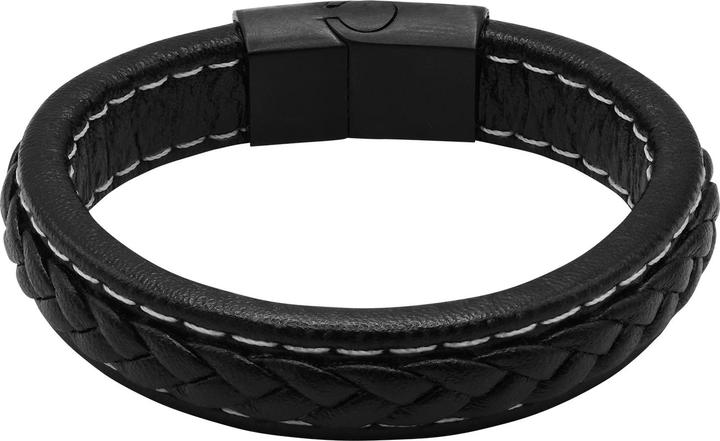 Immagine prodotto Heideman Bracciale in pelle Jannis (19 cm, 100% pelle, 100% acciaio inossidabile)