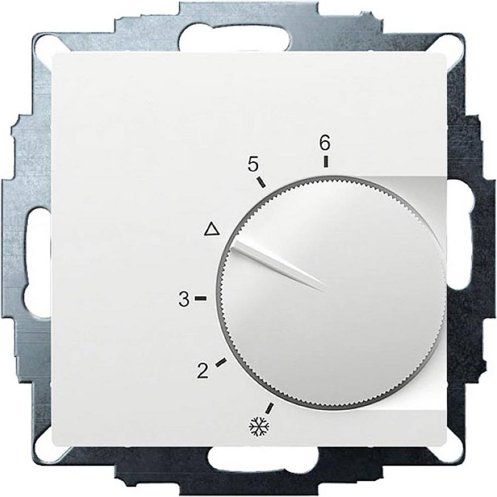 Eberle Controls Eberle UTE 1001-RAL9016-G-55 Raumthermostat Unterputz 5 bis 30°C, Thermostat, Weiss