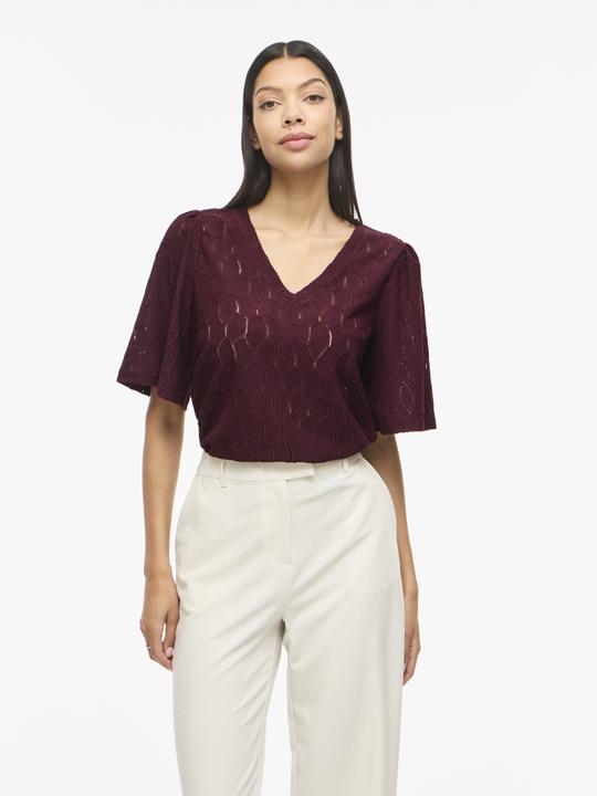 Immagine prodotto Vila VIMARCELLA V-Ausschnitt Oberteil mit kurzen Ärmeln (S)