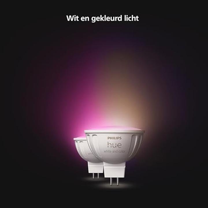 Actual product image Philips Hue White & Colour Ambiance (GU5.3, 400 lm, 2 x)
