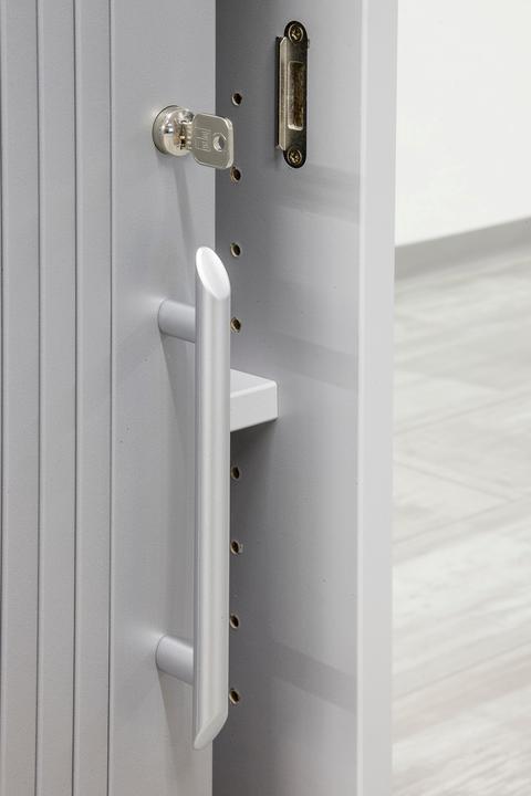 Actual product image Bümö Roller shutter cupboard office - 3 file heights (120 x 40 x 110 cm)