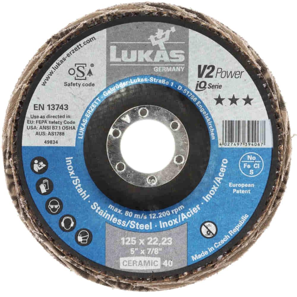 Lukas, Schleifmittel, LAMELKA V2 POWER 125 KERAMIK P40 (40)