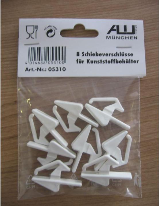 Produktbild Alutec Schiebeverschlüsse für Kunstst (10.50 cm, 8x)
