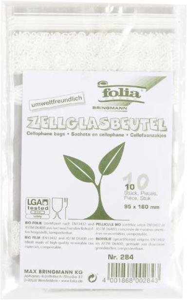 Productafbeelding Folia Cellofaan zakjes met kant (10 x)