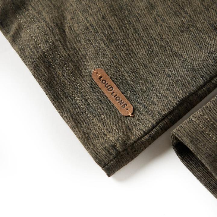 Produktbild vidaXL Kinder-Langarmshirt Ocker 104,Material: 100