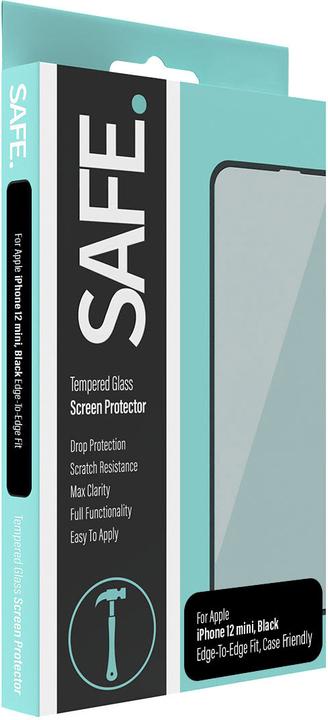Productafbeelding Safe. Schermbeschermer Hoesje Vriendelijke iPhone 12 mini (1 Stuk, Apple iPhone 12 mini)