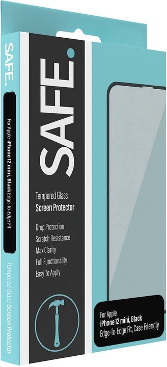 Productafbeelding Safe. Schermbeschermer Hoesje Vriendelijke iPhone 12 mini (1 Stuk, Apple iPhone 12 mini)