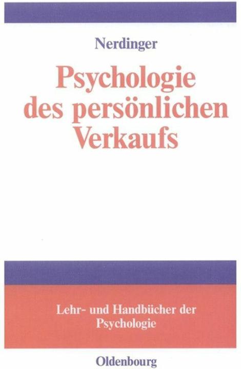 Energie-Label Psychologie des persönlichen Verkaufs (Deutsch, Friedemann Nerdinger, 2000)