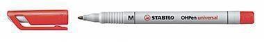 Actual product image STABILO OHPen universal foil pen water-soluble (Red, 1 mm, 1 x)