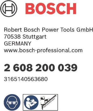 Actual product image Bosch Professional Zubehör Round-headed strip nail SN21RK 65RHG 2.8 mm, 65 mm, hot-dip galvanised, grooved