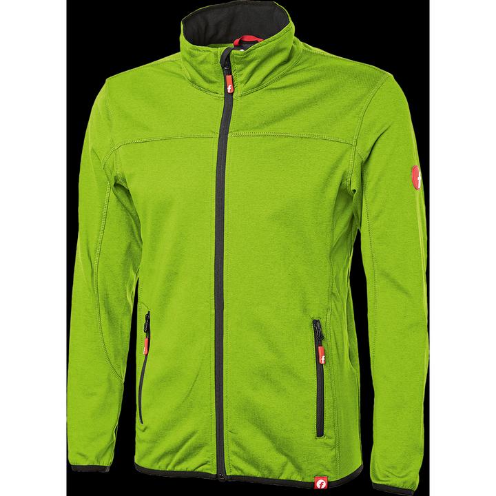 Produktbild Magni Tech-Fleecejacke lime/schwarz meliert Gr. 2XL Fortis Elements (XXL)