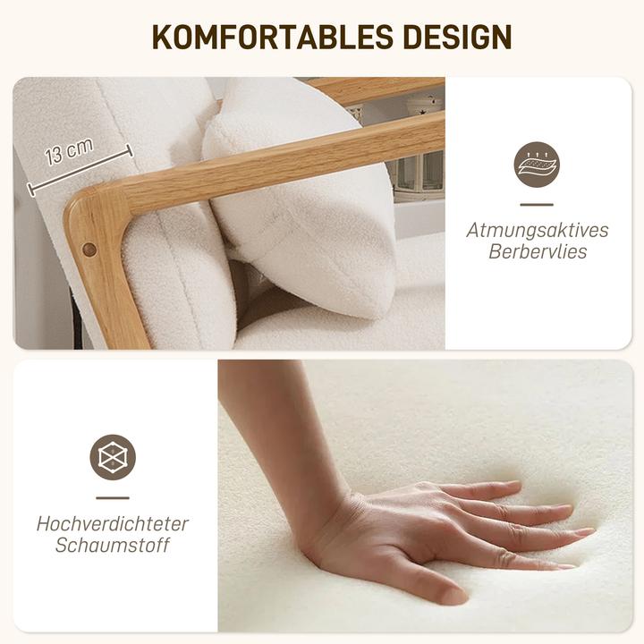 Produktbild Homcom Schaukelstuhl