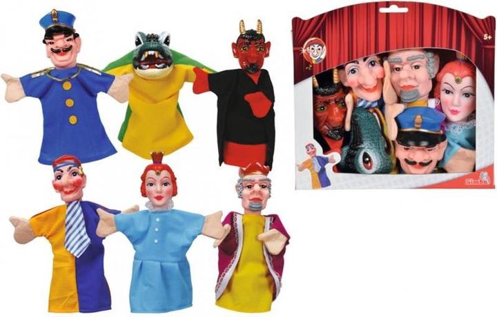 Actual product image Simba Punch and Judy figures 6 pieces