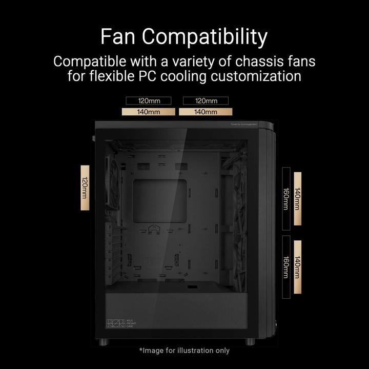 Produktbild ASUS ProArt PA401 ABS TG PWM BLACK (ATX)