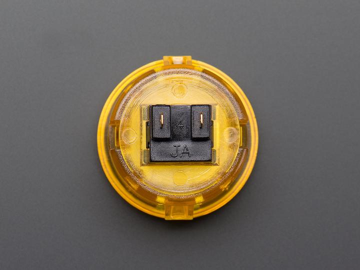 Produktbild OEM Arcade Button 30mm Gelb Transparent