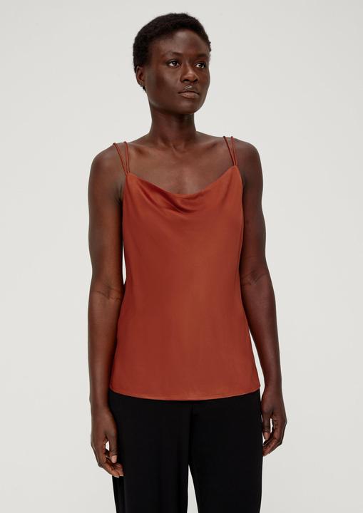 Produktbild s.Oliver Bluse Satin-Top aus Viskose (40)