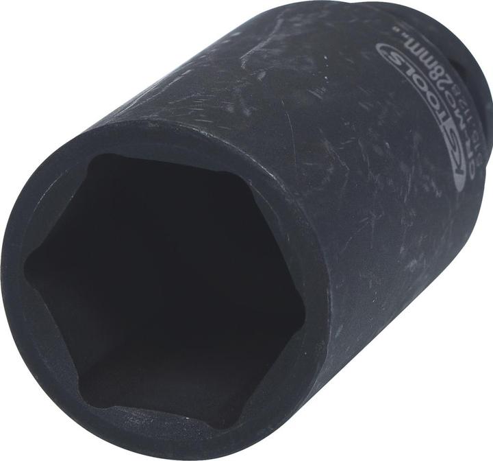 Produktbild KS Tools 1/2" Kraft-Stecknuss lang (28 mm)