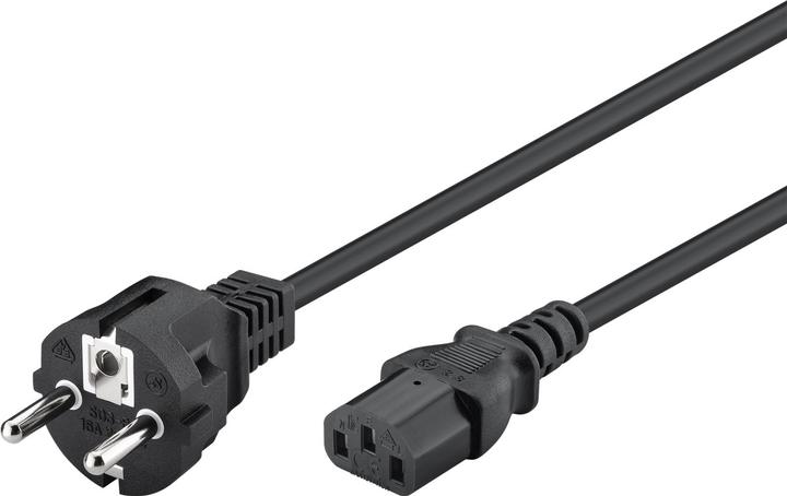 Produktbild Goobay Kaltgeräte-Anschlusskabel, 1,8 m, Schwarz (1.80 m)