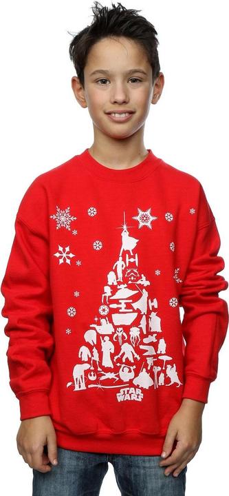 Immagine prodotto Star Wars Christmas Tree Felpa Ragazzi (104)