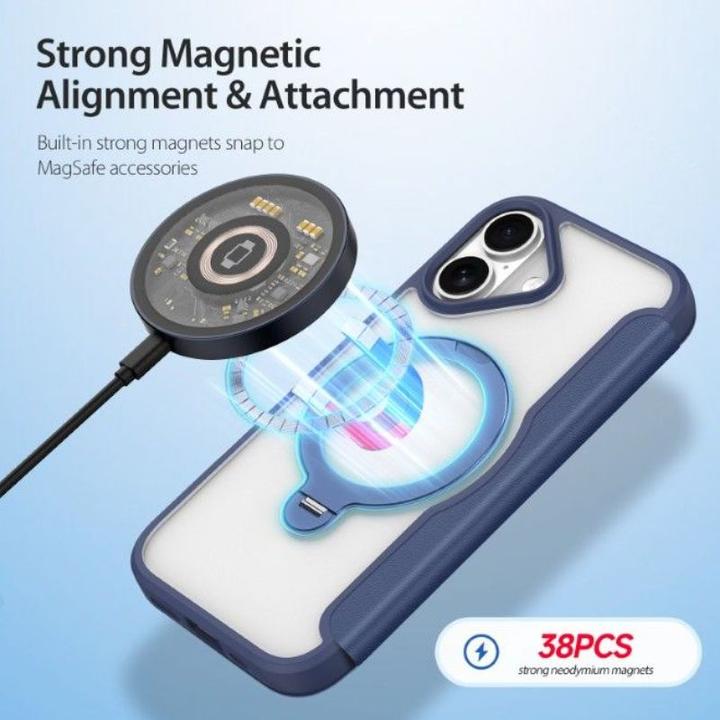 Produktbild Dux Ducis Skin X Pro 360° Ring Stand Series Lederhülle (Apple iPhone 17)