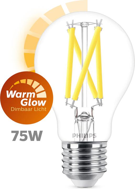 Actual product image Philips transparent (E27, 7.20 W, 1055 lm, 1 x, D)
