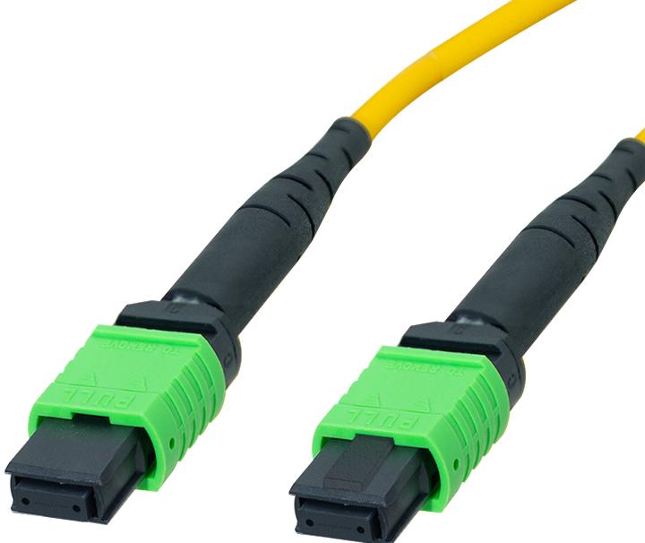 Image du produit LogiLink MPO Patchkabel 12 Fasern Singlemode OS2, MPO/APC B/B, Typ B, 2 m (2 m)