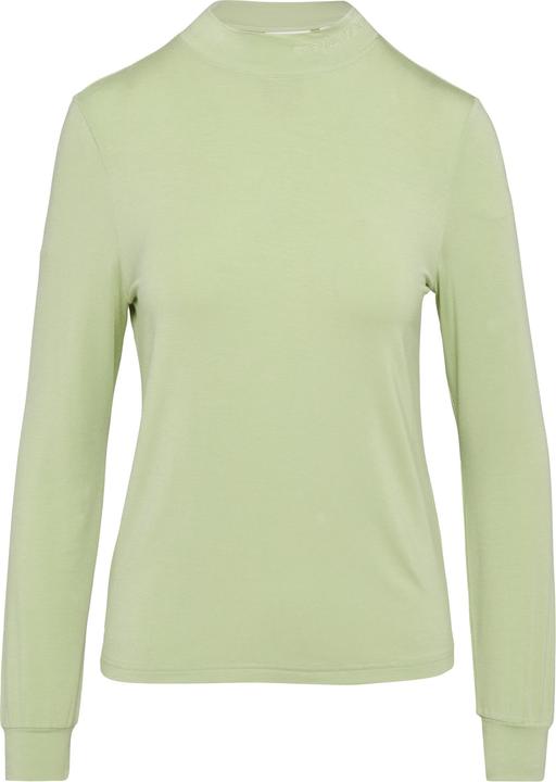 Immagine prodotto Comma T-Shirt Semitransparentes Longsleeve mit Logostickerei am Kragen (44)