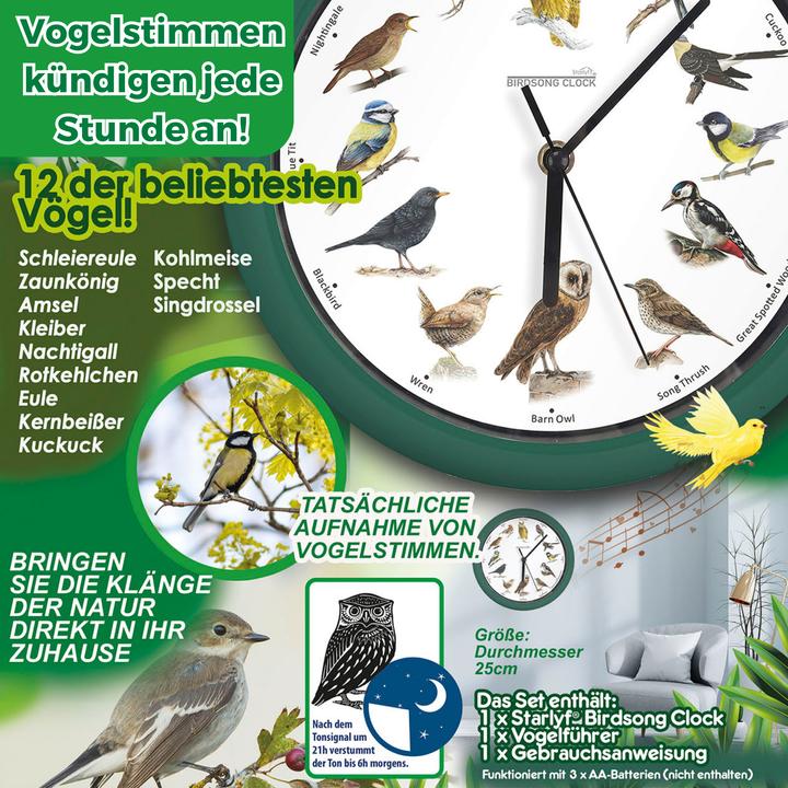 Actual product image Starlyf Birdsong Clock