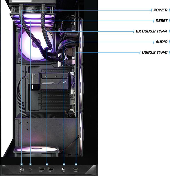 Produktbild Kiebel Invader VII (2000 GB, 64 GB, GeForce RTX 4070 Ti Super)