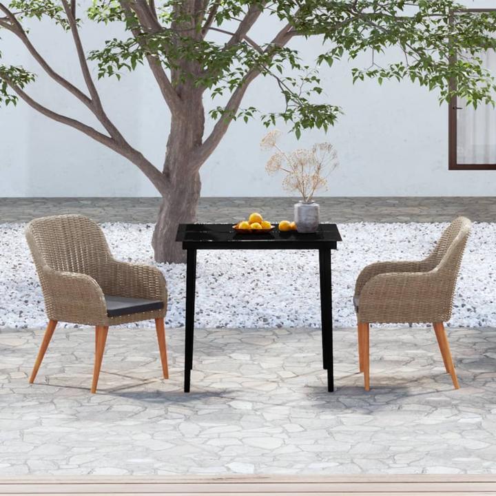 Produktbild vidaXL Garten Essgruppe (80 x 80 x 74 cm)