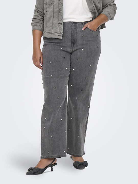 Produktbild Only CARHOPE Hohe Taille Weiter Beinschnitt Jeans Jeans mit weitem Bein (48)