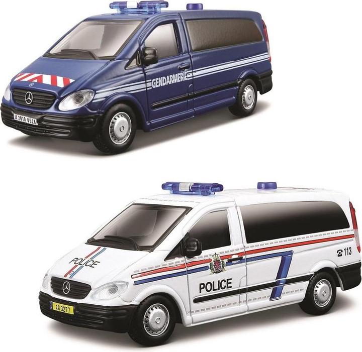 Bburago Mercedes Vito Police, various types 1:50 (275913)