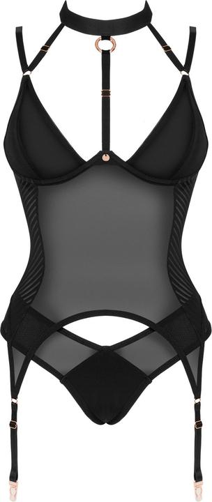 Image du produit Obsessive Corsé porte-jarretelles Brasica - Noir (M, L)