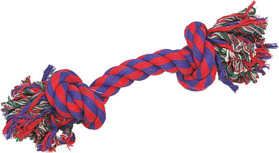 Immagine prodotto Karlie Corda 2 nodi multicolore (Gioco da masticare per cani)