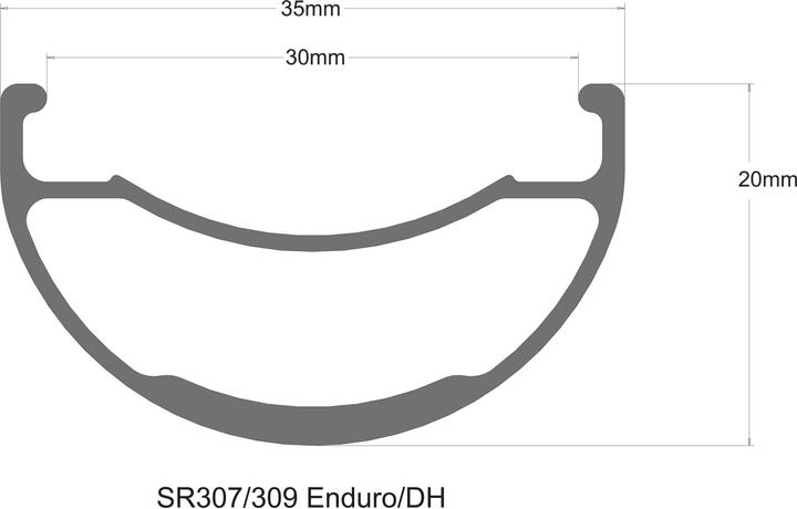 Immagine prodotto SUNringlé SR309/307 RUOTE DA ENDURO E DH (Ruote, 29", 27.5")