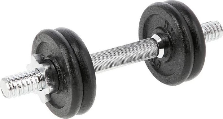 Actual product image HMS Threaded barbell SG01 4 plates (2 x 1 kg)