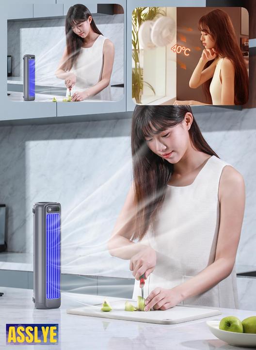 Actual product image Asslye Tragbarer Turmventilator