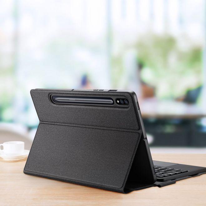 Produktbild Dux Ducis Touchpad Keyboard Case Wireless Bluetooth Keyboard for Samsung Galaxy Tab S7 (US, Galaxy Tab S8)