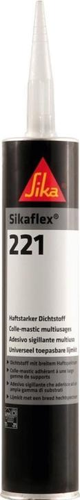 Produktbild Sika Dichtstoff Sikaflex 221, 300 ml, stahlgrau (0.45 kg, Stahlgrau, 300 ml)