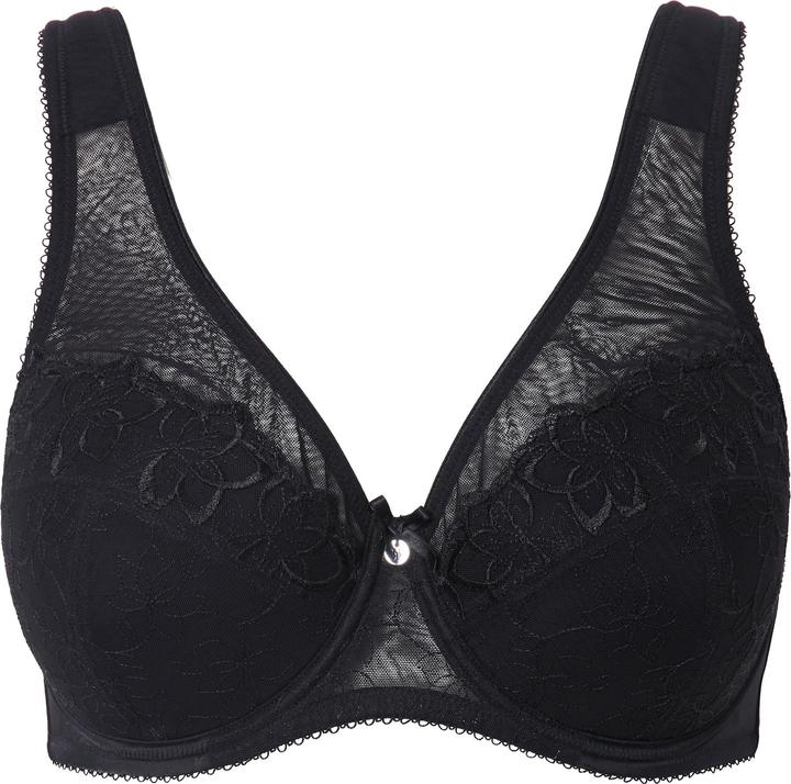 Produktbild Ulla Popken Bügel-BH, Stickerei, High Apex, Cup B - F (85 F)