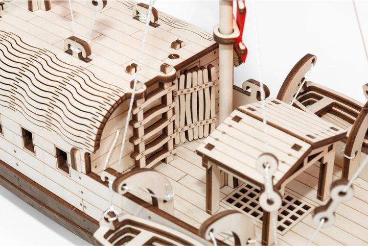Actual product image Eco Wood Art Asian ship (Djong) - 3D wooden construction kit