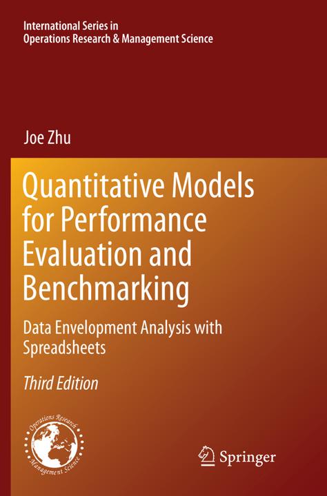 Produktbild Quantitative Models for Performance Evaluation and Benchmarking (Englisch, Joe Zhu, 2017)