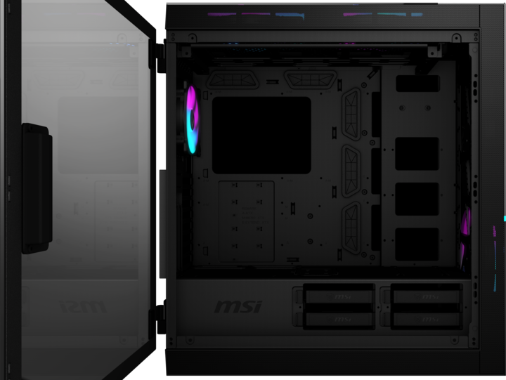 Actual product image MSI MPG Sekira 500X (mATX, Mini-ITX, ATX, E-ATX)