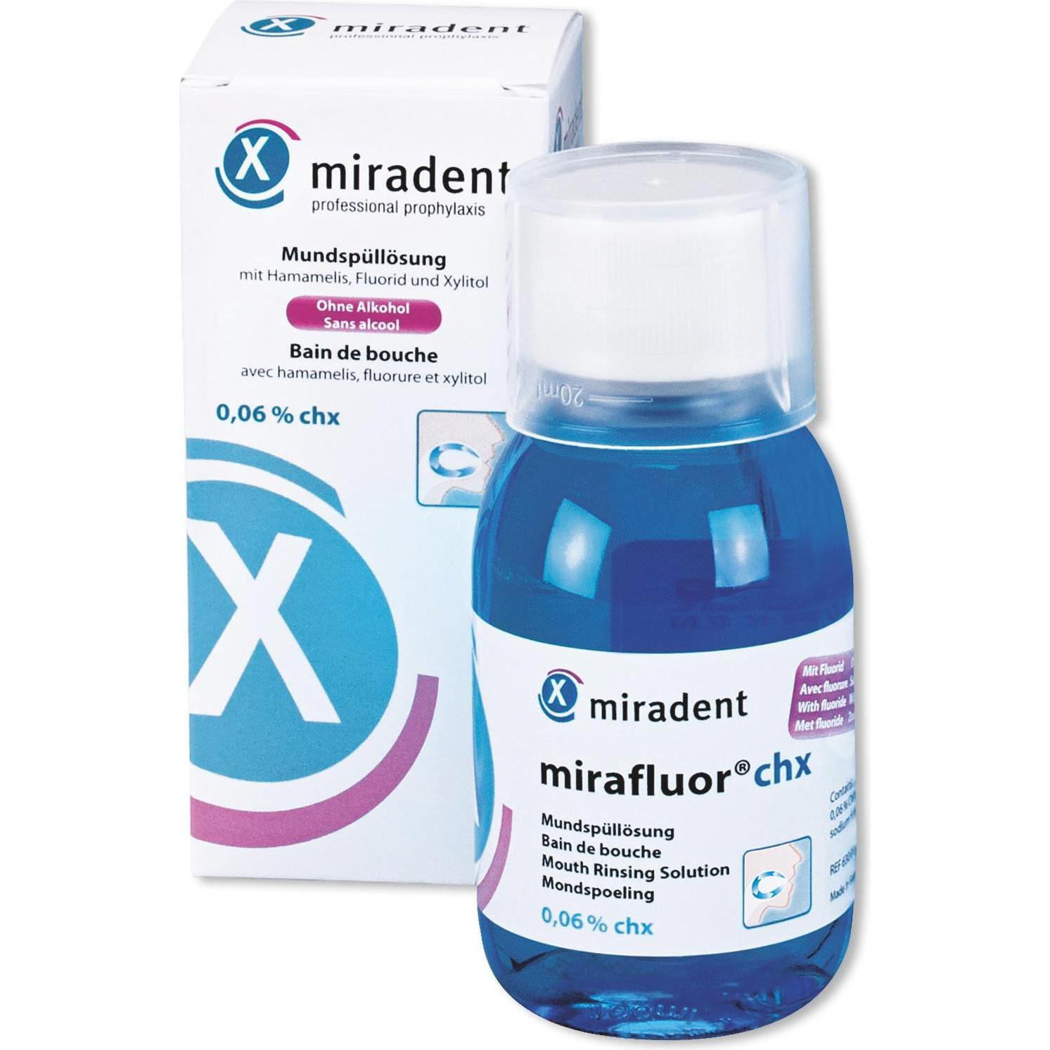 Miradent, Mundspülung, Mirafluor CHX (500 ml, Mundspülung)