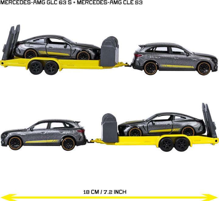Image du produit Majorette Mercedes-AMG Deluxe Trailer, 3-sort.