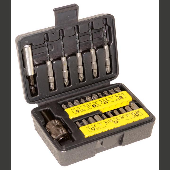 Actual product image C.K Magma Bit set 27 pieces T4519 slotted (Hexagon socket TX)