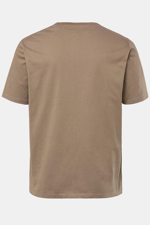 Produktbild JP1880 Henley, Basic, Knopfleiste, Halbarm, bis 7 XL (3XL)
